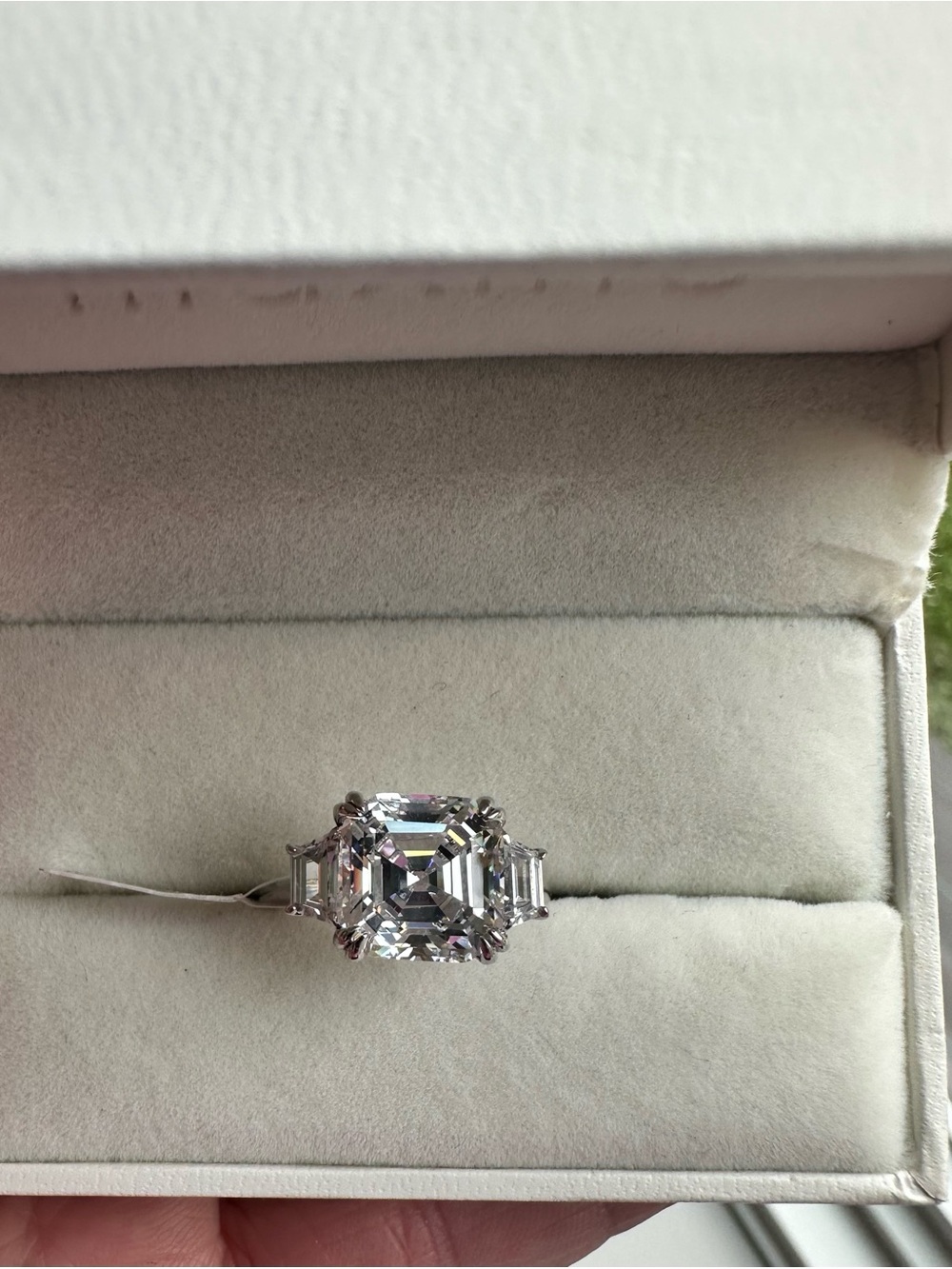 Maxine Ascher Cut 3 Stone Ring - Picture 3 of 7